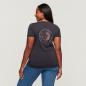 Preview: WOMENS USA FLAG GLITTER TEE - CHARCOAL