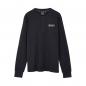 Preview: MENS CUSTOM BUILT HENLEY LONG SLEEVE T-SHIRT - BLACK