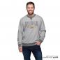 Preview: MENS EMBROIDERED RINGER SWEATSHIRT - GRAY