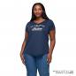 Preview: WOMENS ESTABLISHED BACK PLEAT T-SHIRT - NAVY