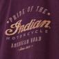 Preview: WOMENS TIE FRONT GOLD GLITTER T-SHIRT - PURPLE