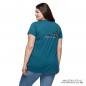 Preview: WOMENS MARL DIAMANTE HEADDRESS T-SHIRT - TEAL