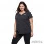 Preview: WOMENS NOTCH NECK CUSTOM BUILT T-SHIRT - GRAY