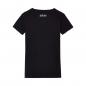 Preview: WOMENS OMBRE BLUE LOGO T-SHIRT - BLACK