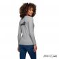 Preview: WOMENS MARL HEADDRESS HENLEY LONG SLEEVE T-SHIRT - GRAY