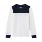 Preview: WOMENS COTTON MESH COLORBLOCK LONG SLEEVE T-SHIRT - WHITE