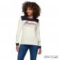 Preview: WOMENS COTTON MESH COLORBLOCK LONG SLEEVE T-SHIRT - WHITE