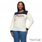 Preview: WOMENS COTTON MESH COLORBLOCK LONG SLEEVE T-SHIRT - WHITE