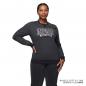 Preview: WOMENS CONTRAST RIBBED SWEATSHIRT - GRAY