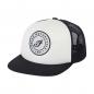 Preview: BLACK AND WHITE I SCRIPT FLAT PEAK CAP - MULTICOLOR