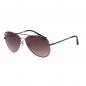 Preview: AVIATOR SUNGLASSES WITH BROWN LENS - SILVER