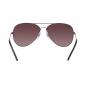 Preview: AVIATOR SUNGLASSES WITH BROWN LENS - SILVER