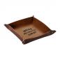 Preview: LEATHER TRAY - BROWN