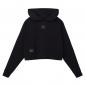 Preview: WOMENS CROPPED ATHLETE HOODIE - BLACK