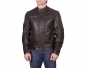 Preview: MENS ROCKER JACKET CE - BROWN LEATHER