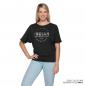 Preview: WOMENS BLOCK LOGO BANDED T-SHIRT - BLACK