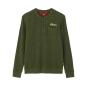 Preview: MENS WAFFLE HENLEY POCKET LONGSLEEVE T-SHIRT - GREEN