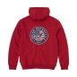 Preview: MENS USA FLAG HOODIE - RED