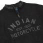 Preview: MENS KNITTED EMBROIDERED LOGO TOP - BLACK