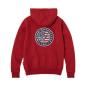 Preview: WOMENS USA FLAG HOODIE - RED