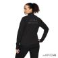 Preview: WOMENS QUARTER ZIP PERFORMANCE TOP - BLACK