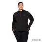 Preview: WOMENS QUARTER ZIP PERFORMANCE TOP - BLACK