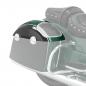 Preview: POWERBAND AUDIO - CLASSIC SADDLEBAG SPEAKER LIDS - METALLIC JADE GREEN & THUNDER BLACK