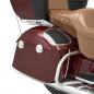 Preview: POWERBAND AUDIO - CLASSIC SADDLEBAG SPEAKER LIDS - BURGUNDY METALLIC