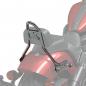 Preview: HARD MOUNT PASSENGER BACKREST - CHIEF STEELFRAME - CHROME