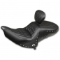 Preview: Touring One-Piece Seat - Driver Backrest - Heated - Black - Indian Roadmaster