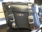 Preview: Genuine Leather Bags Set Slant - Black