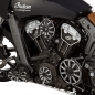 Preview: 10-Gauge Stator Cover Insert for Indian Scout - Black