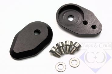 Blinkerhalter hinten - M5 + M6 - schwarz - Indian Scout