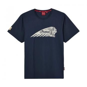 MENS FADED HEADDRESS TEE - NAVY