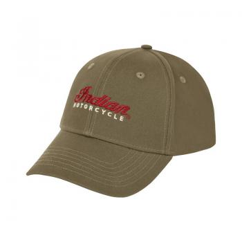 2 COLOR SCRIPT CAP - KHAKI