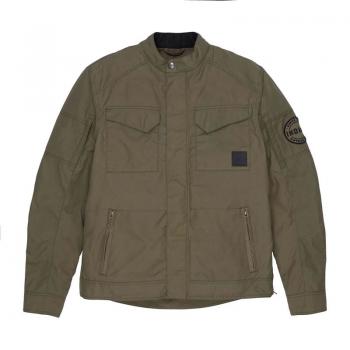 MENS HARRISON WAX JACKET CE - GREEN