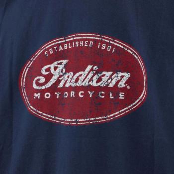 MENS OVAL LOGO T-SHIRT - NAVY