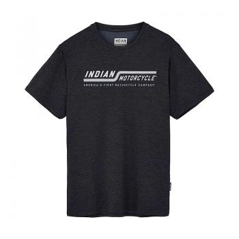 MENS LINE GRAPHIC ATHLETE T-SHIRT - BLACK