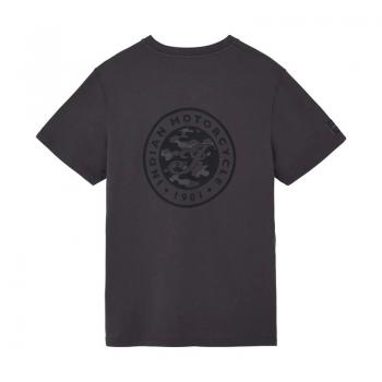 MENS CAMO CIRCLE I SCRIPT T-SHIRT - GRAY