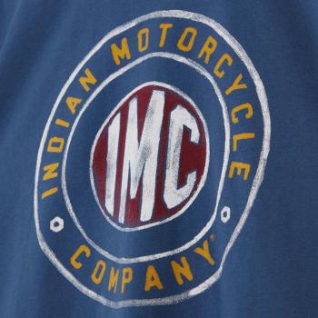 MENS COLORED IMC LOGO T-SHIRT - BLUE