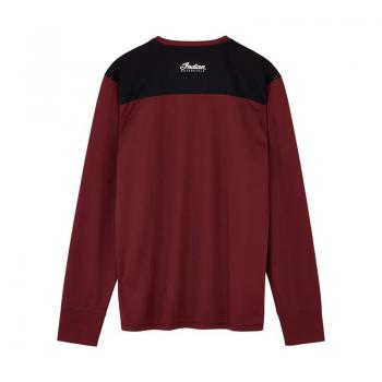 MENS ESTABLISHED PERFORMANCE LONG SLEEVE T-SHIRT - PORT