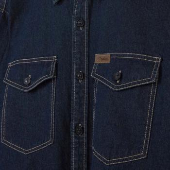 MENS HERITAGE DENIM SHIRT - NAVY