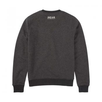 WOMENS CONTRAST RIBBED SWEATSHIRT - GRAY