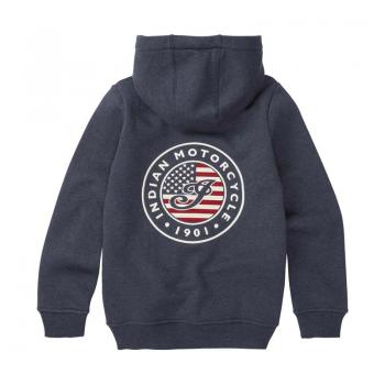 KIDS USA FLAG HOODIE - NAVY