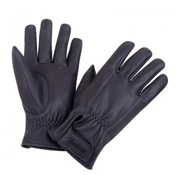 MENS DEERSKIN STRAP GLOVE - BLACK