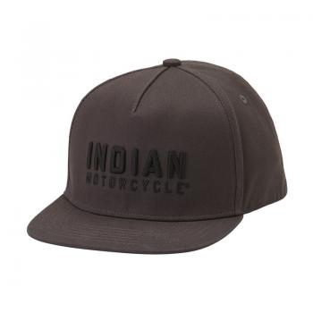 MENS BLOCK LOGO EMBROIDERY HAT - GRAY