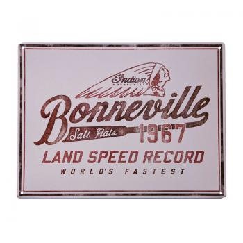 BONNEVILLE METAL SIGN