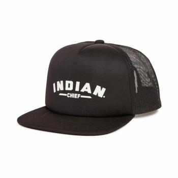 CHIEF TRUCKER HAT - BLACK