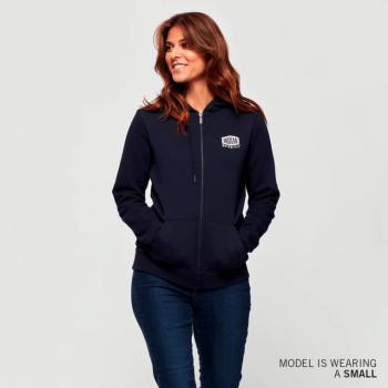 WOMENS 1901 HOODIE - NAVY