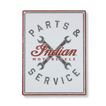 PARTS & SERVICE METAL SIGN